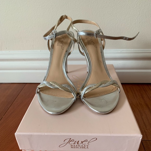 Jewel Badgley Mischka Sandals - Picture 1 of 7